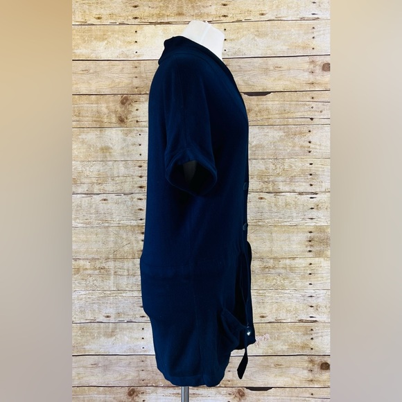 Ann Taylor Size Small Navy Blue Button-Up Cardigan - Picture 5 of 8